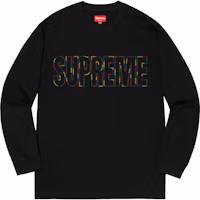 Supreme International L/S Tee Black