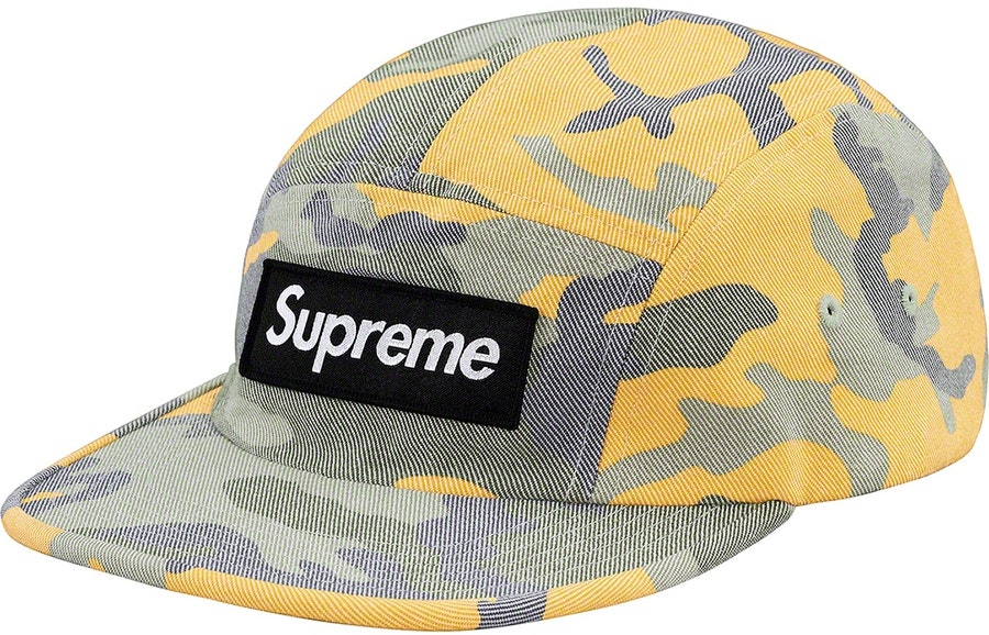 supreme-washed-out-camo-camp-cap-yellow-camo