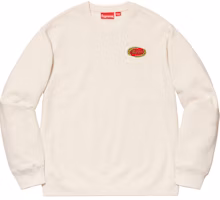 Supreme Chain Logo Crewneck Natural Supreme Chain Logo Crewneck Natural