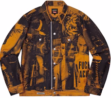 Supreme Jean Paul Gaultier Fuck Racism Chaqueta Trucker Dorada Buy Supreme Jean Paul Gaultier Fuck Racism Chaqueta Trucker Dorada