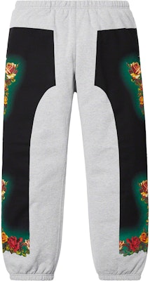 Supreme Jean Paul Gaultier Floral Print Sweatpant Heather Grey Buy Supreme Jean Paul Gaultier Floral Print Sweatpant Heather Grey