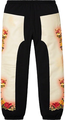 Supreme Jean Paul Gaultier Pantalón Deportivo Estampado Floral Negro Buy Supreme Jean Paul Gaultier Pantalón Deportivo Estampado Floral Negro