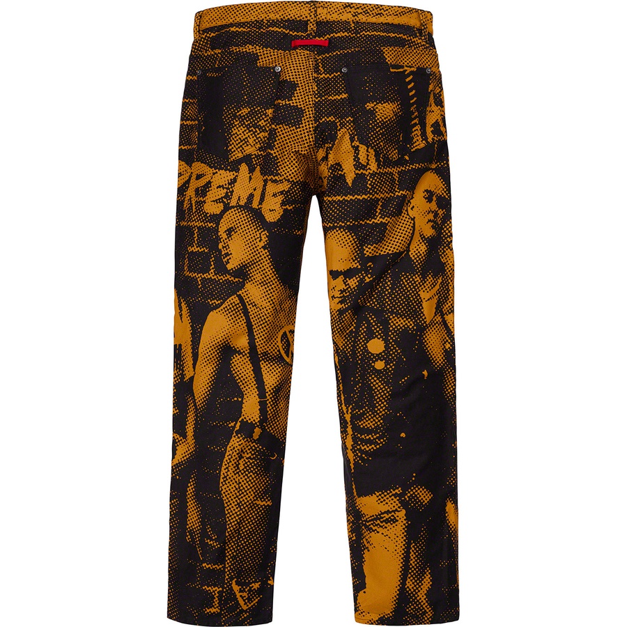 Supreme Jean Paul Gaultier Fuck Racism Jeans Gold - Novelship