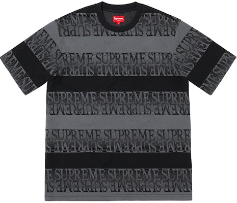 至尊条纹提花短袖上衣黑色 Buy 至尊条纹提花短袖上衣黑色