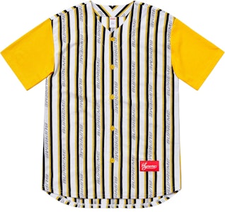 Supreme Jacquard Logo Jersey Baseball Putih. Buy Supreme Jacquard Logo Jersey Baseball Putih.