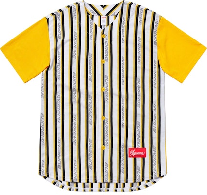 Supreme Jacquard Logo Jersey Baseball Putih. Buy Supreme Jacquard Logo Jersey Baseball Putih.