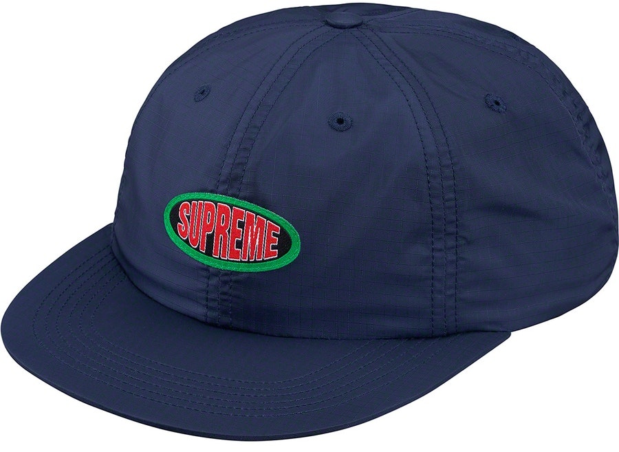 supreme-oval-label-6-panel-navy