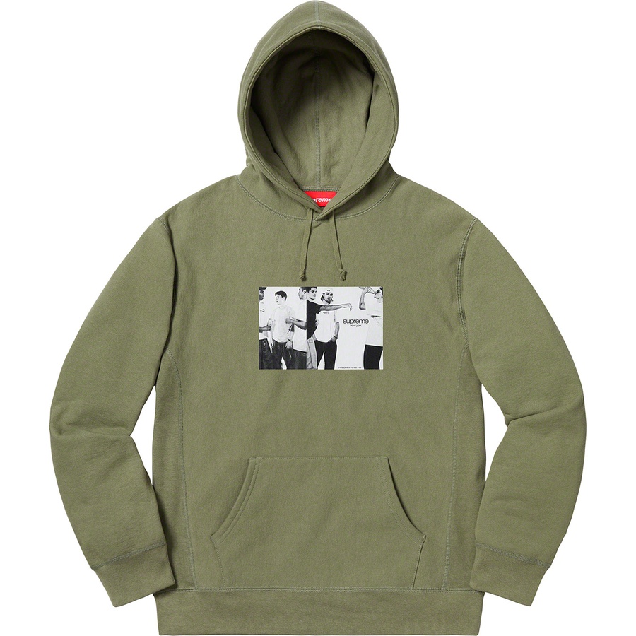 Buy Supreme Laser Cut S Logo Hooded Sweatshirt Light Olive - Novelship