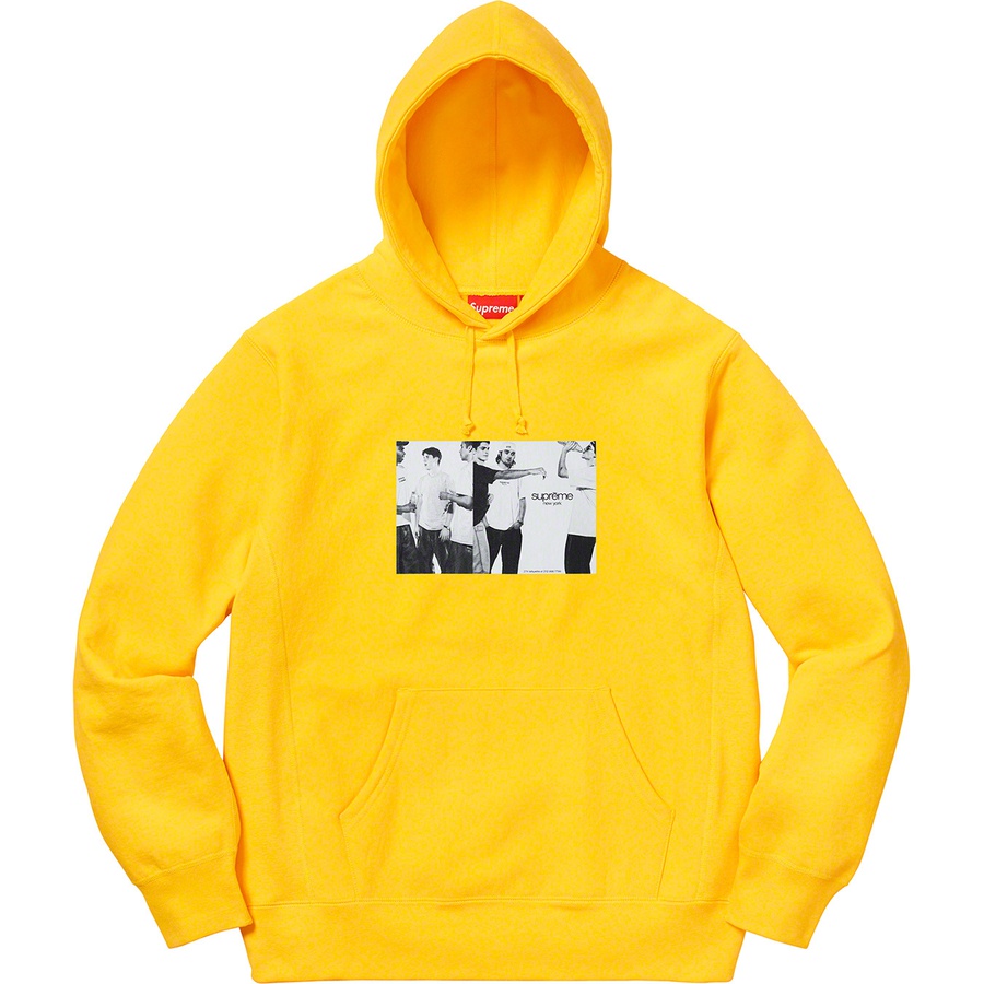 Supreme Classic Ad Hooded Sweatshirt Yellow - Novelship