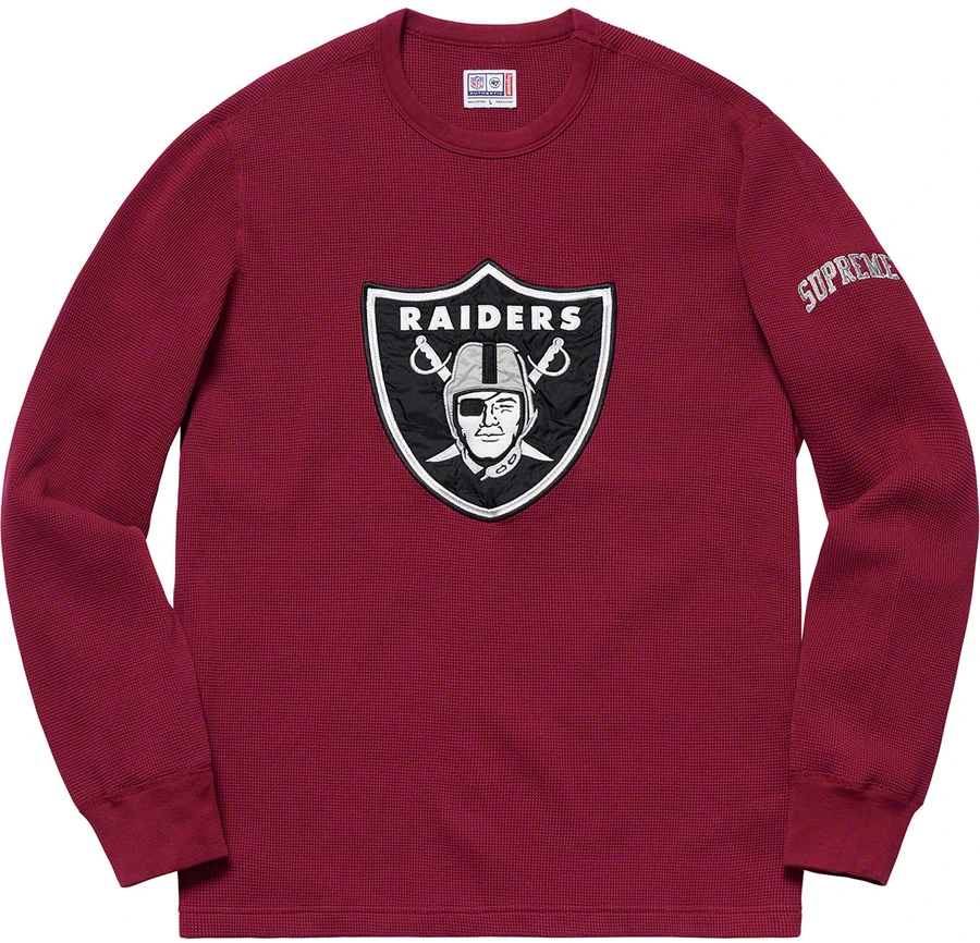 supreme-nfl-raiders-47-brand-thermal-maroon