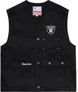 Supreme NFL突袭者队47品牌黑色牛仔马甲 Buy Supreme NFL突袭者队47品牌黑色牛仔马甲