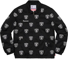 Supreme NFL Raiders 47 Brand Embroidered Harrington Jacket Black Supreme NFL Raiders 47 Brand Embroidered Harrington Jacket Black