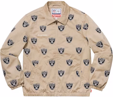 Supreme NFL Raiders 47 Brand Embroidered Harrington Jacket Khaki Supreme NFL Raiders 47 Brand Embroidered Harrington Jacket Khaki