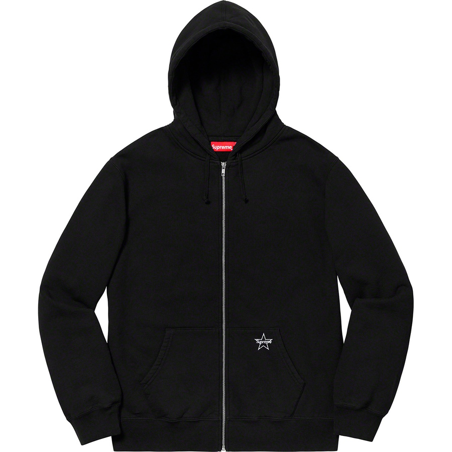 Supreme Star Zip Up Sweatshirt Black - Novelship