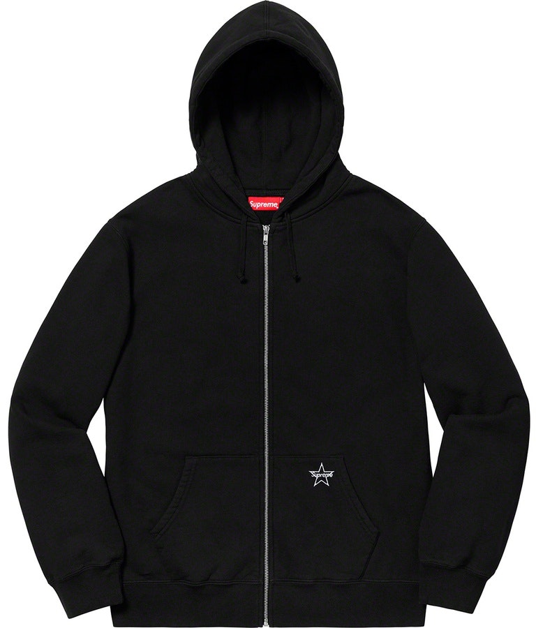 supreme-star-zip-up-sweatshirt-black