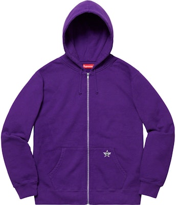 Supreme 星星拉鍊衛衣 紫色 Buy Supreme 星星拉鍊衛衣 紫色