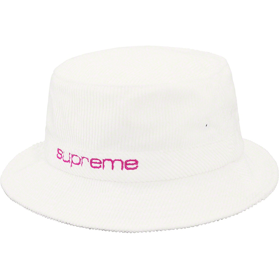 Buy Supreme Corduroy Topi Logo Kecil Putih