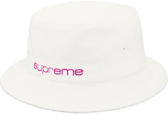 Supreme Corduroy Topi Logo Kecil Putih Buy Supreme Corduroy Topi Logo Kecil Putih
