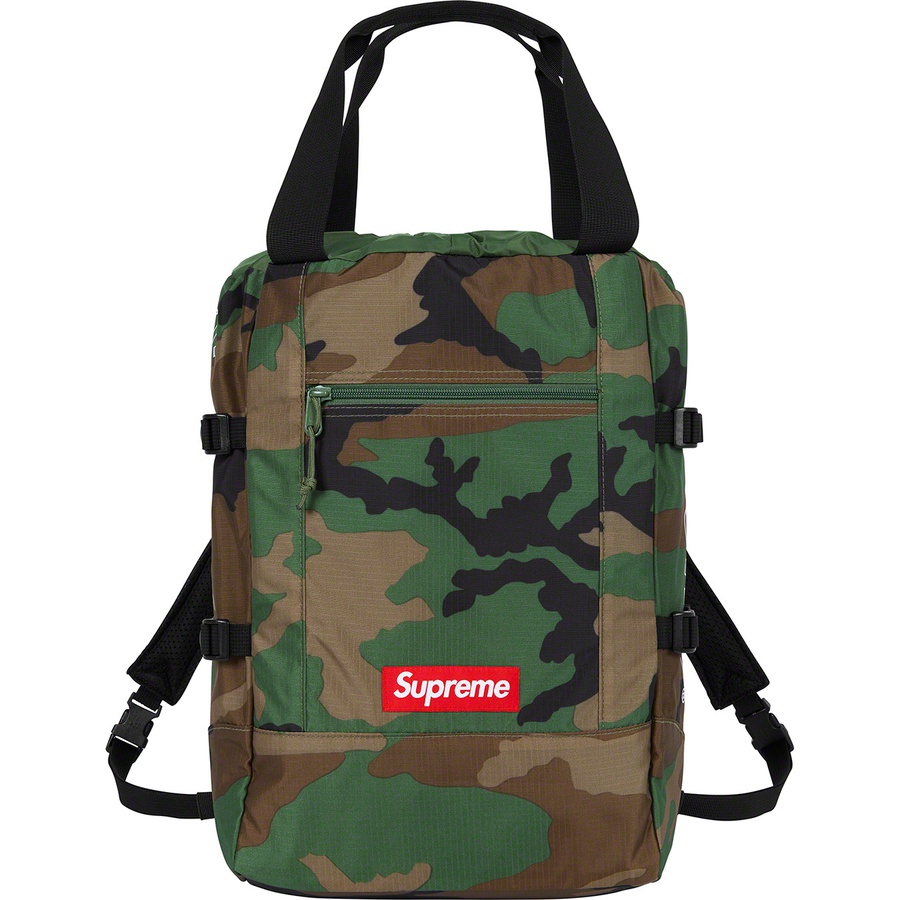 Supreme woodland shop camo backpack