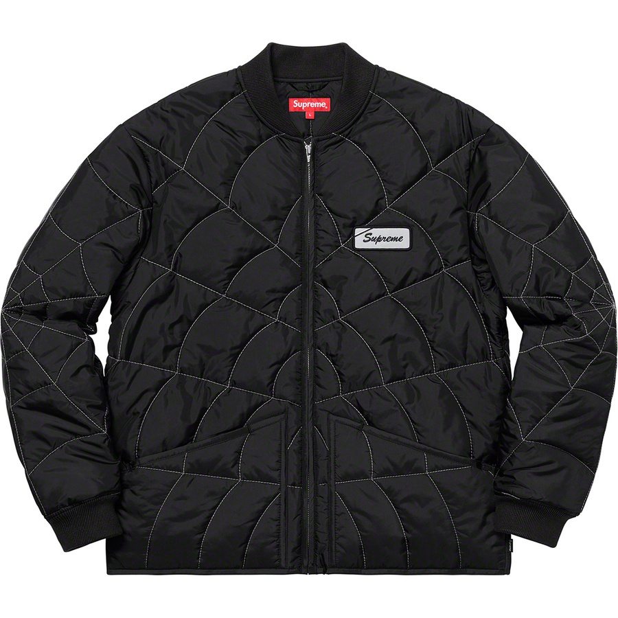 Supreme Spider Web Quilted Work Jacket - ブルゾン