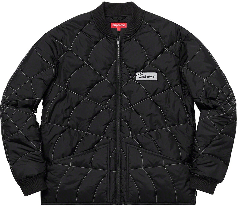 supreme-spider-web-quilted-work-jacket-black