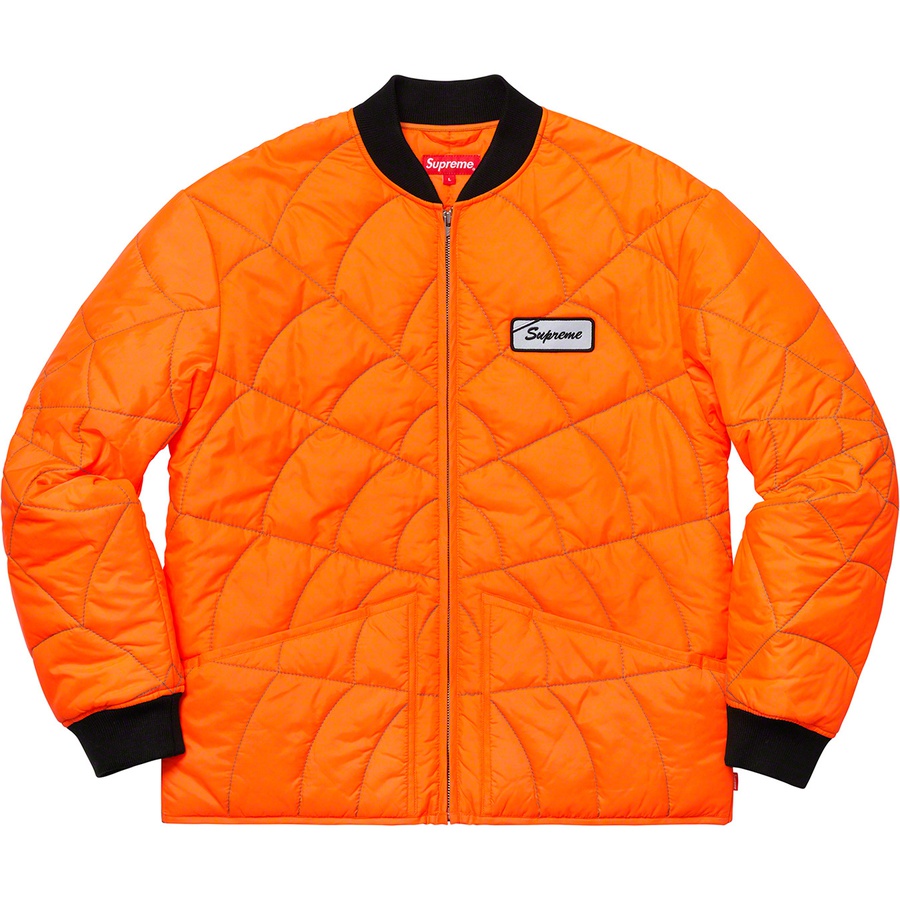 Supreme quilted outlet jacket