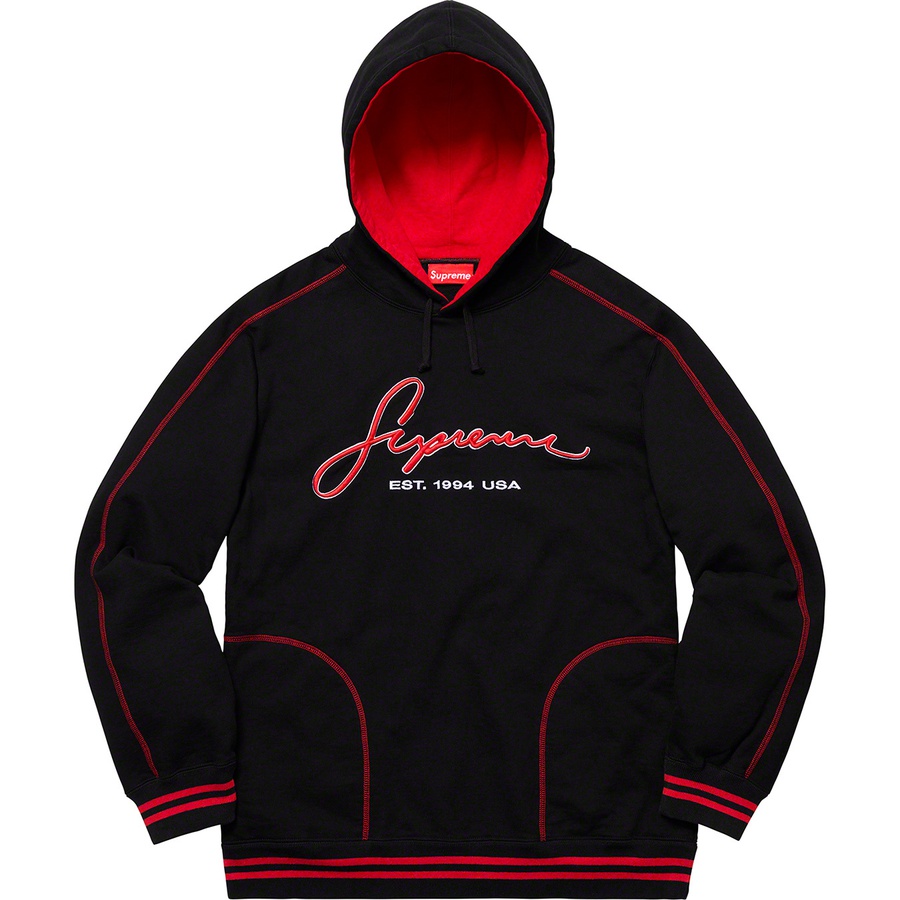 Supreme Embroidered Chenille offers Hooded Sweatshirt