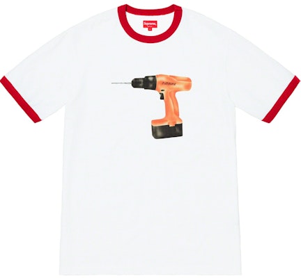 Supreme Drill Ringer Tee Red Buy Supreme Drill Ringer Tee Red