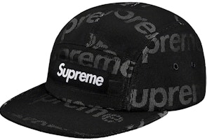 Supreme Lenticular Logo Camp Cap Black Supreme Lenticular Logo Camp Cap Black