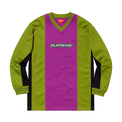 Supreme Barbed Wire Moto Jersey Purple