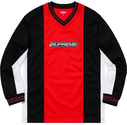 Supreme Barbed Wire Moto Jersey Red Buy Supreme Barbed Wire Moto Jersey Red