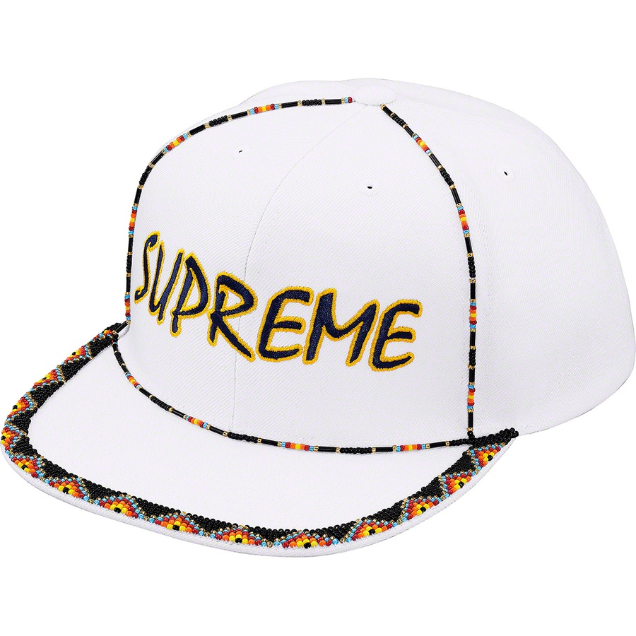 Buy Supreme Beaded 6-Panel White