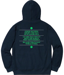 Sudadera Con Capucha Supreme Know Thyself Azul Marino Order Sudadera Con Capucha Supreme Know Thyself Azul Marino