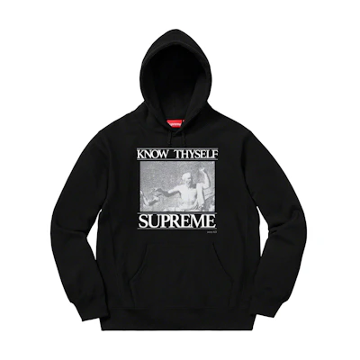 Supreme Know Thyself Hooded Sweatshirt Black