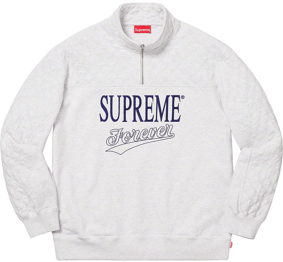 supreme-forever-half-zip-sweatshirt-ash-grey