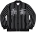 Buy Supreme 黑色细条纹棒球外套