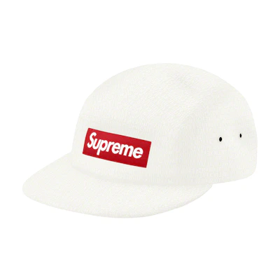 Supreme Fuck Everybody Jacquard Camp Cap White