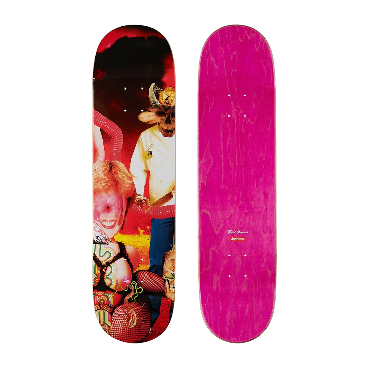 Supreme Sekintani La Norihiro Skateboard Deck Pink