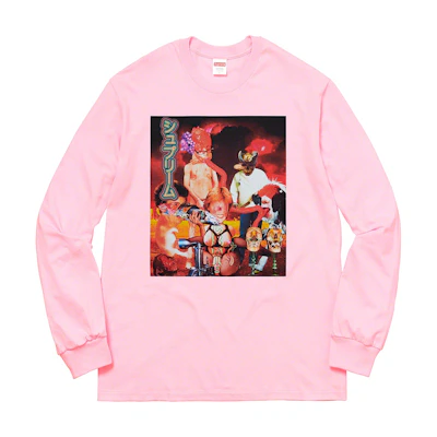 Supreme Sekintani La Norihiro L/S Tee Light Pink