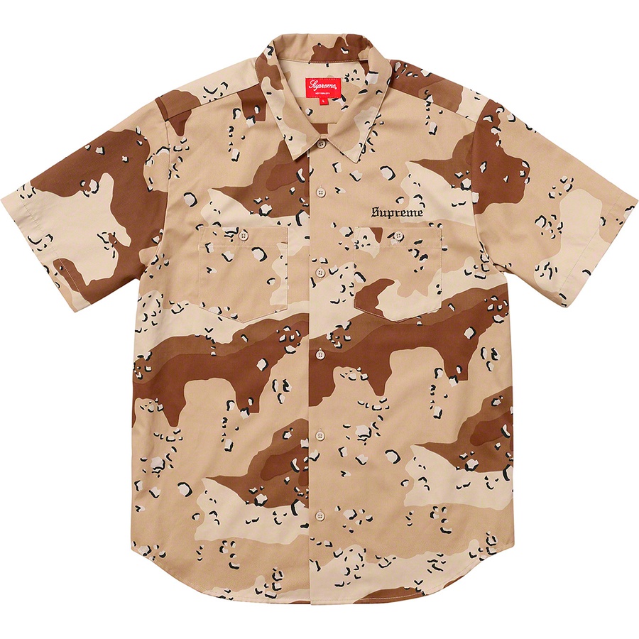 Supreme Sekintani La Norihiro Work Shirt Chocolate Chip Camo