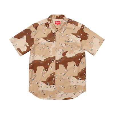 Supreme Sekintani La Norihiro Work Shirt Chocolate Chip Camo