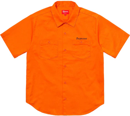 Supreme Sekintani La Norihiro 橙色工作衬衫 Buy Supreme Sekintani La Norihiro 橙色工作衬衫