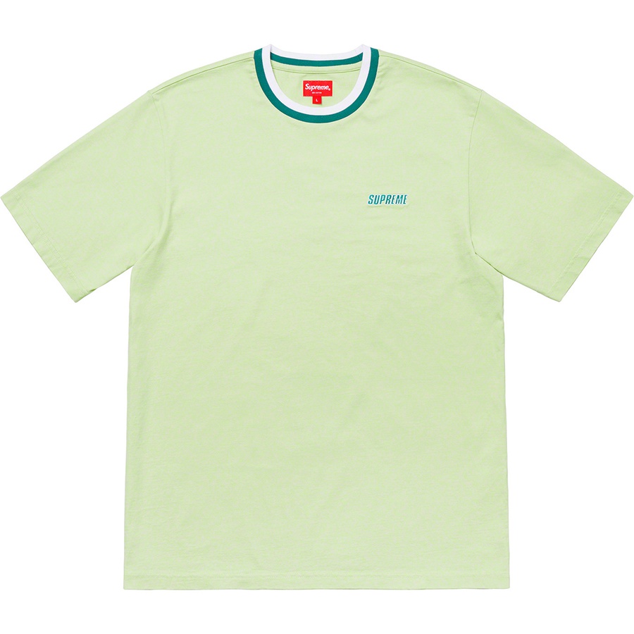Buy Supreme Split Rib S/S Top Pale Green