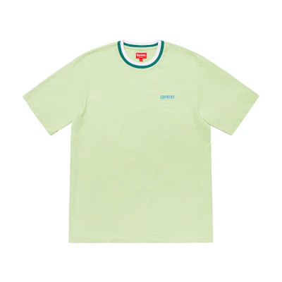 Supreme Split Rib S/S Top Pale Green