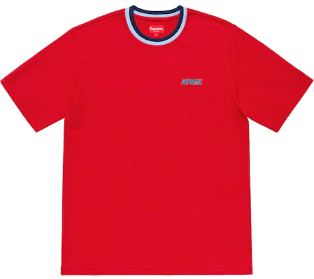 Supreme Split Rib Camiseta Manga Corta Roja Buy Supreme Split Rib Camiseta Manga Corta Roja