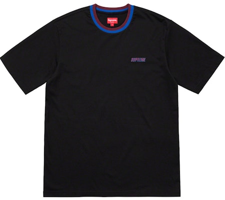 Supreme Split Rib S/S Top Black Buy Supreme Split Rib S/S Top Black