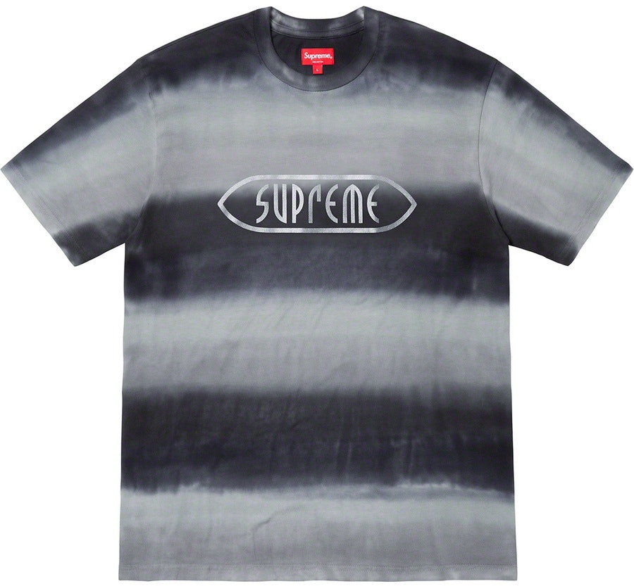 supreme-rainbow-stripe-tee-black