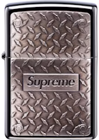Supreme Diamond Plate Zippo Metal
