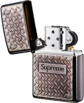 Supreme Diamond Plate Zippo Metal Order Supreme Diamond Plate Zippo Metal