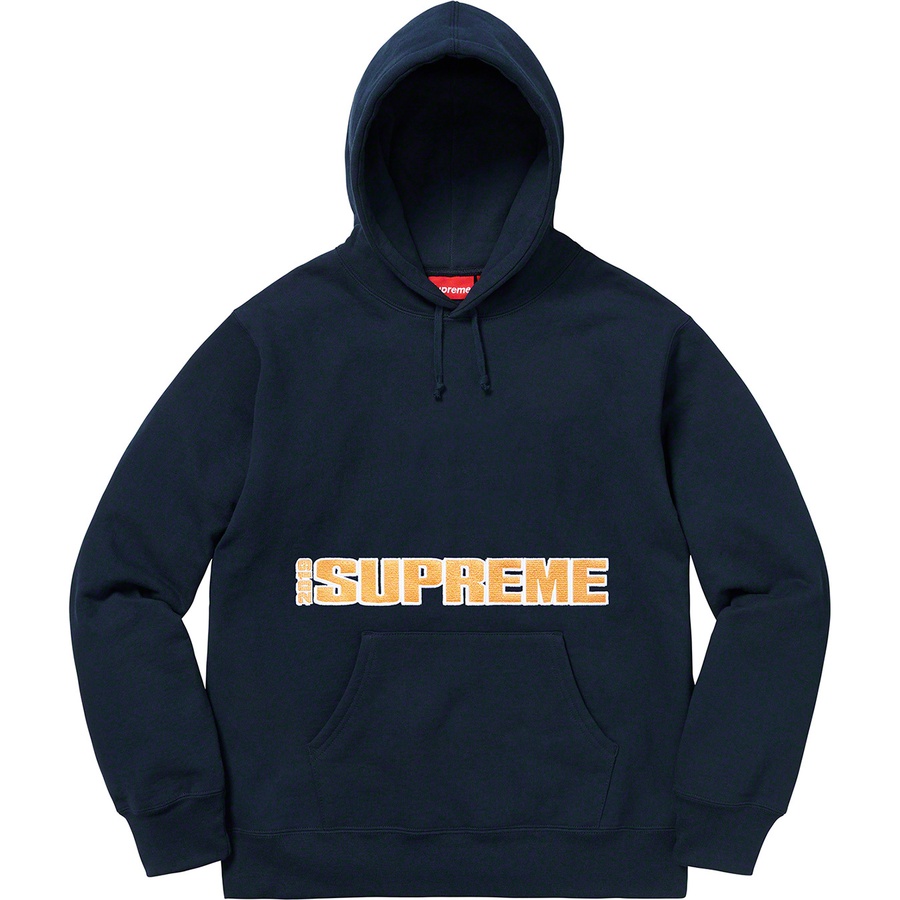Buy Supreme 博客海报连帽卫衣 深蓝色